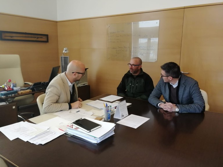 L’alcalde de Lloret rep a la Fundació Aspronis