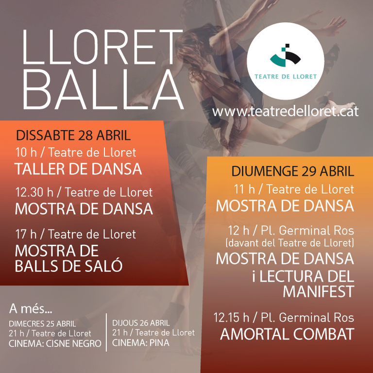 Lloret celebra el Dia Mundial de la Dansa Lloret celebra el Dia Mundial de la Dansa