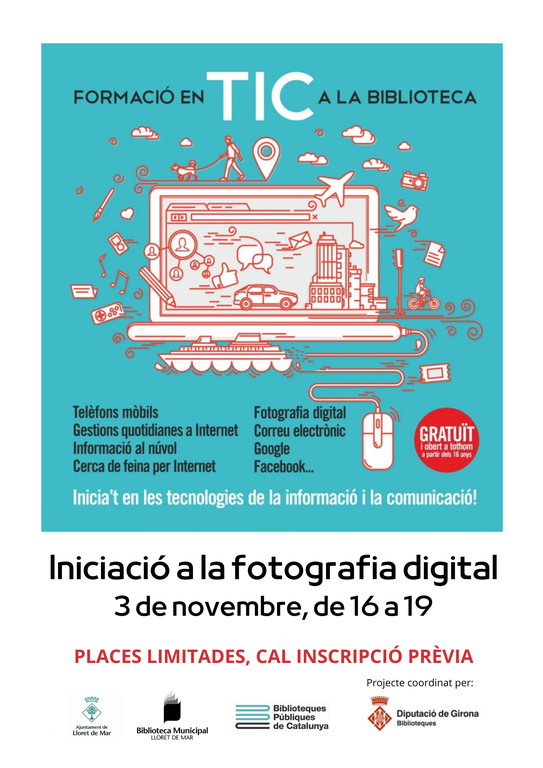 Curs d'niciació a la fotografia digital Curs d'niciació a la fotografia digital