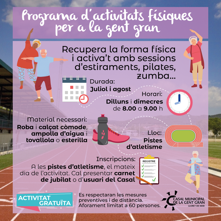 Activitats físiques per a la Gent Gran Activitats físiques per a la Gent Gran